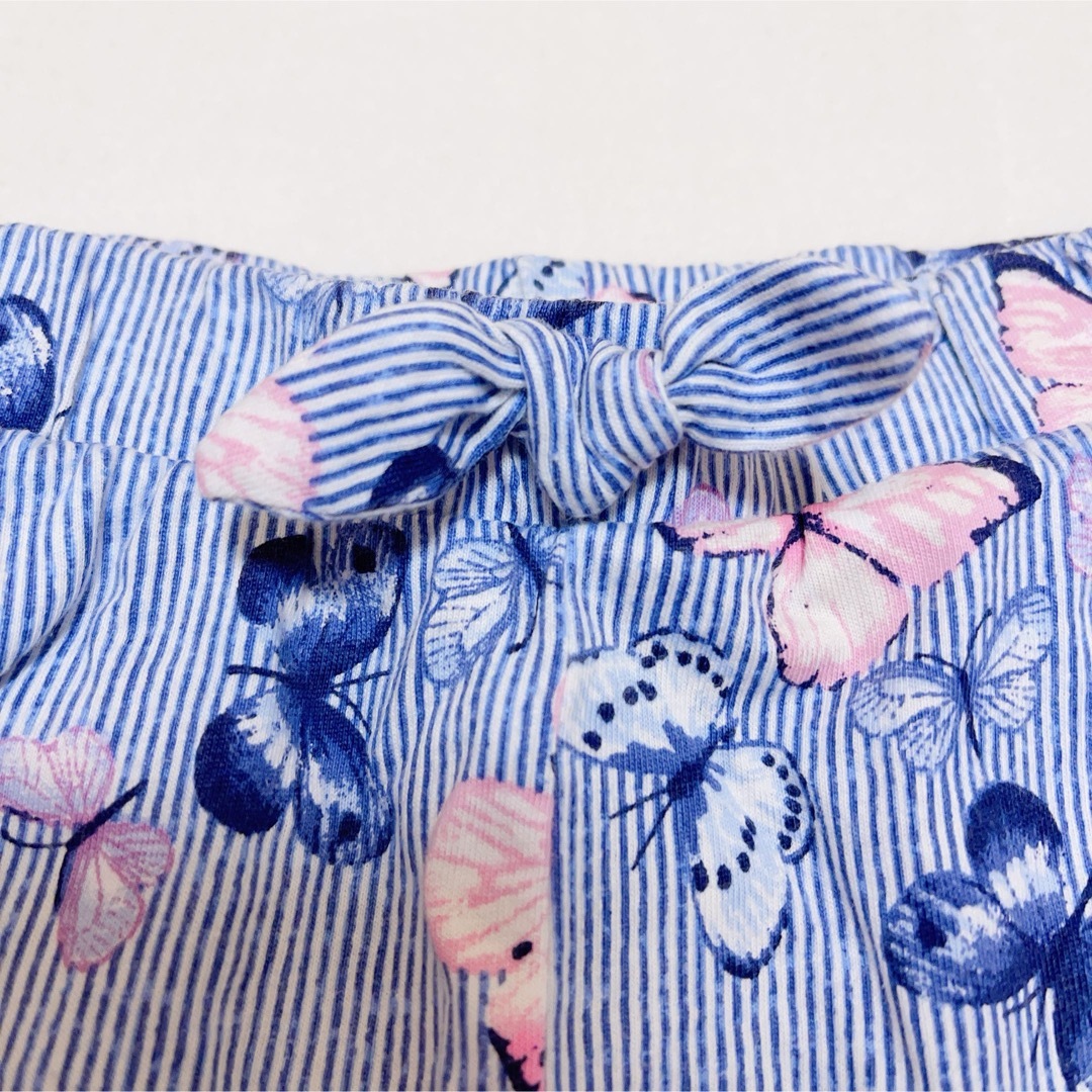 H&M(エイチアンドエム)のH&M バタフライ ショートパンツ 100cm程度 キッズ/ベビー/マタニティのキッズ服女の子用(90cm~)(パンツ/スパッツ)の商品写真