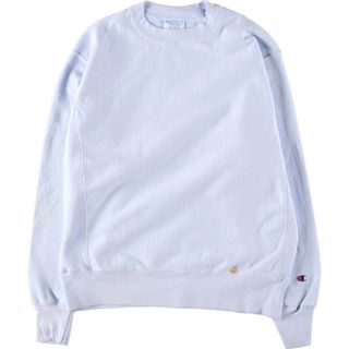 チャンピオン(Champion)の古着 チャンピオン Champion リバースウィーブ 復刻 単色タグ 無地 ブランクスウェットシャツ トレーナー メンズXL /eaa415618(スウェット)