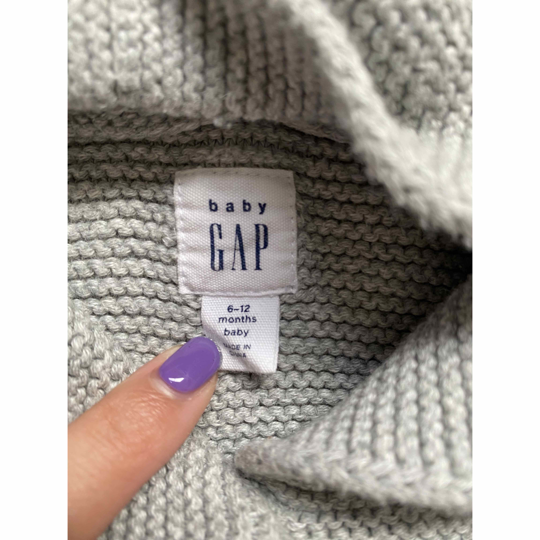 babyGAP(ベビーギャップ)の価格変更❗️【GAP】gapベビー　カーディガン　子供服 キッズ/ベビー/マタニティのベビー服(~85cm)(カーディガン/ボレロ)の商品写真