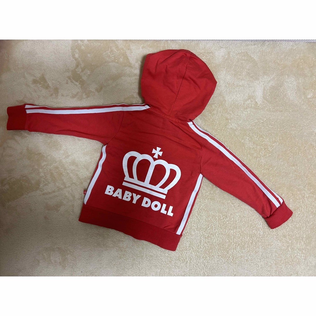 BABYDOLL(ベビードール)のBABY DOLL パーカー キッズ/ベビー/マタニティのキッズ服女の子用(90cm~)(ジャケット/上着)の商品写真