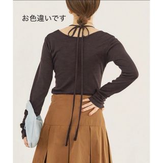 ジェーンスミス(JANE SMITH)の未使用 JANE SMITH WOOL RIB P/O プルオーバー(カットソー(長袖/七分))