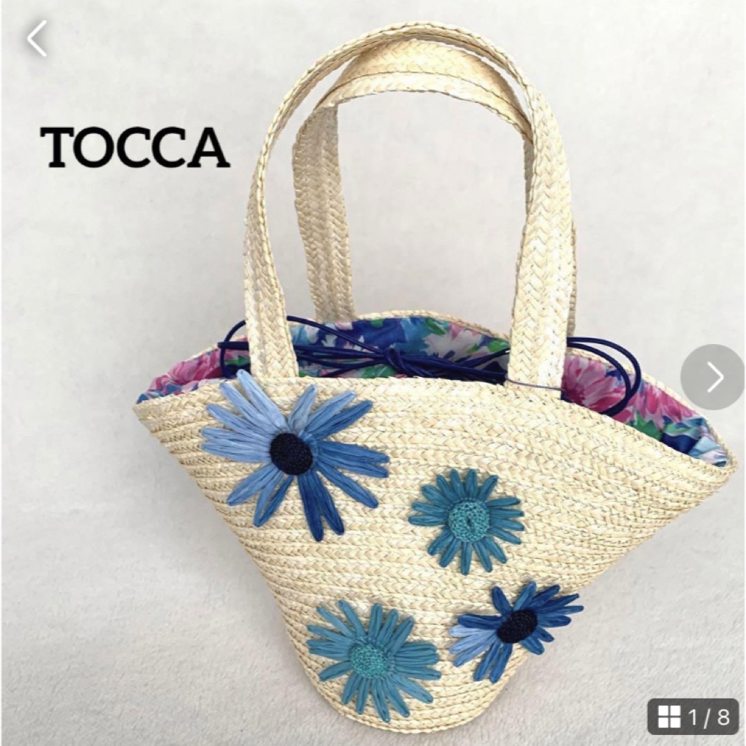 TOCCA(トッカ)のタグ付新品　TOCCA カゴバッグ　子ども用 キッズ/ベビー/マタニティのこども用バッグ(トートバッグ)の商品写真