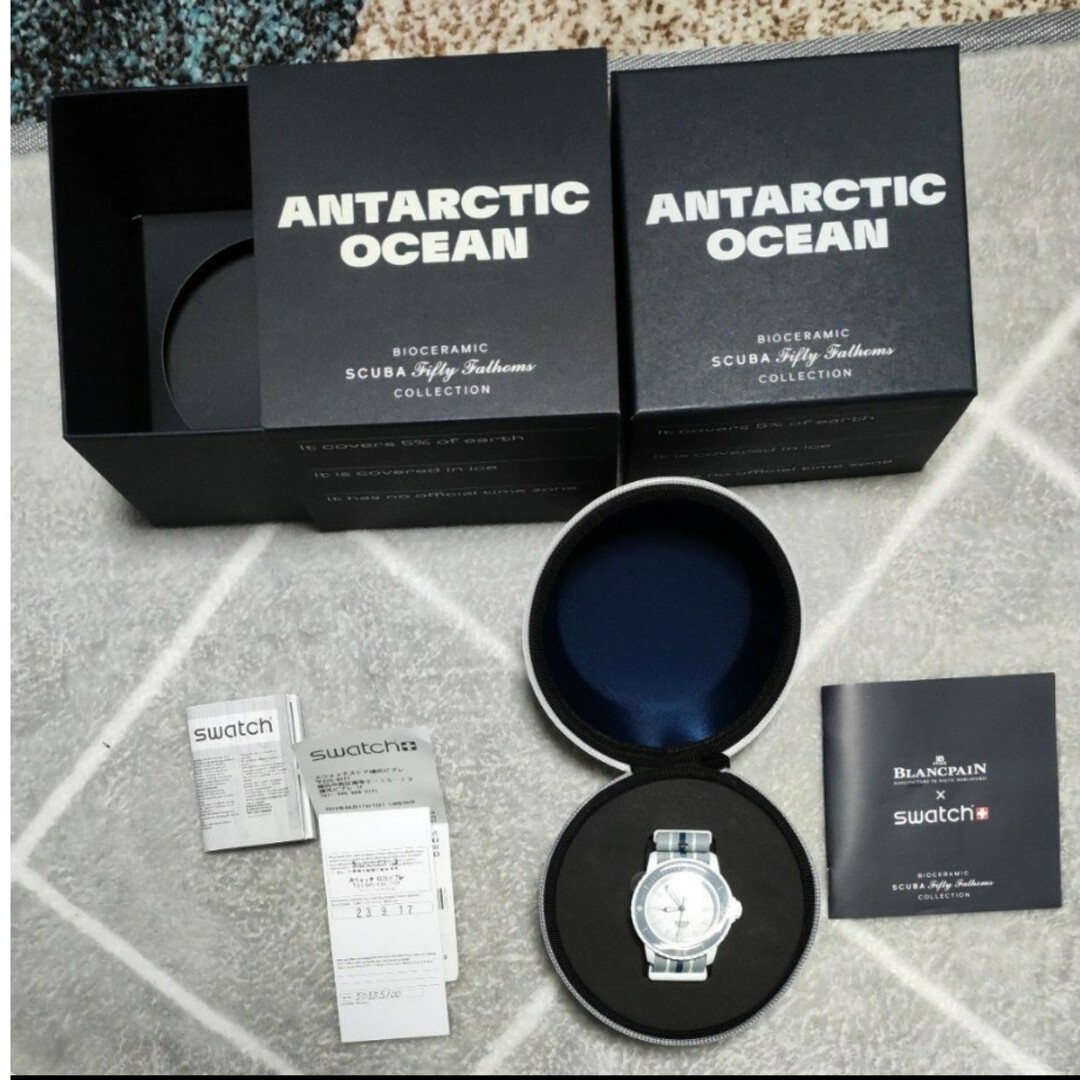 時計Blancpain x Swatch Antarctic Oceanブランパン