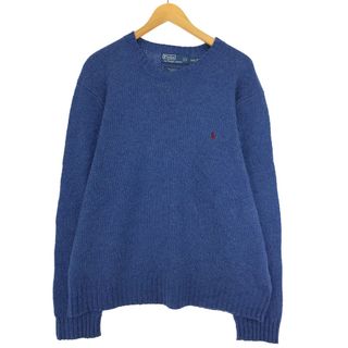 ラルフローレン(Ralph Lauren)の古着 ラルフローレン Ralph Lauren POLO by Ralph Lauren ウールニットセーター メンズXXL /eaa414304(ニット/セーター)