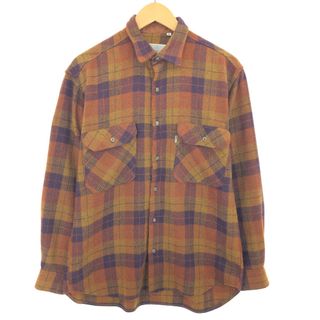 リーバイス(Levi's)の古着 リーバイス Levi's 長袖 チェックシャツ メンズM /eaa412972(シャツ)