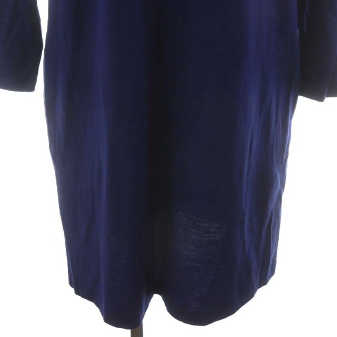 VIVIENNE TAM(ヴィヴィアンタム)のヴィヴィアンタム ワンピース 長袖 ひざ丈 刺繍 0 XS 紫 レディースのワンピース(ひざ丈ワンピース)の商品写真
