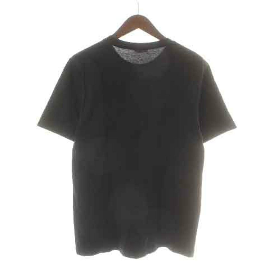 DIESEL(ディーゼル)のDIESEL Tシャツ カットソー 半袖 クルーネック ロゴ刺繍 M 黒 白 メンズのトップス(Tシャツ/カットソー(半袖/袖なし))の商品写真