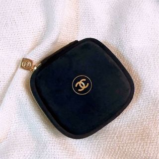 M名037 / CHANEL マトラッセ ダブルステッチ ポーチ ラムスキンポーチサイズ高さ