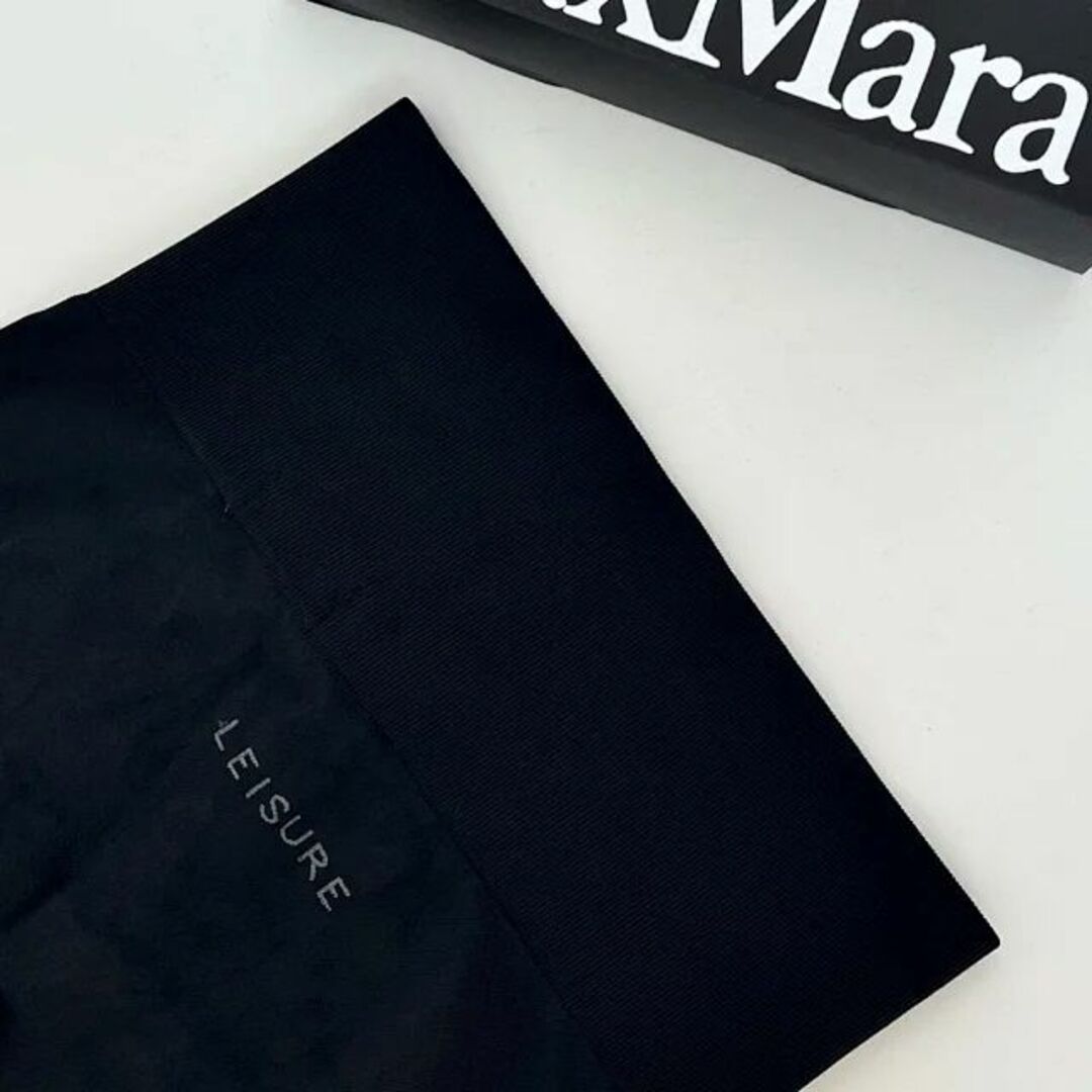 Max Mara(マックスマーラ)のMAX MARA マックスマーラ ロゴ レギンス ヨガウェア スポーツ レディースのレッグウェア(レギンス/スパッツ)の商品写真