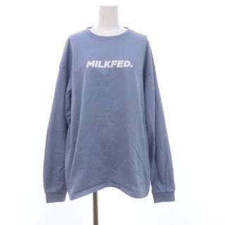 ミルクフェド(MILKFED.)のミルクフェド LINE HEART WIDE L/S TEE カットソー(Tシャツ(長袖/七分))