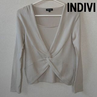 インディヴィ(INDIVI)の★格安 INDIVI（インディヴィ）カシュクールニット★(ニット/セーター)