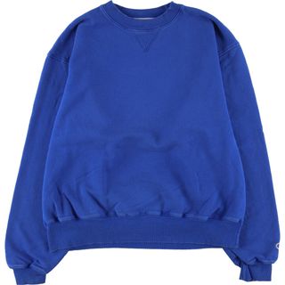 チャンピオン(Champion)の古着 チャンピオン Champion 無地 ブランクスウェットシャツ トレーナー メンズL ヴィンテージ /eaa379779(スウェット)