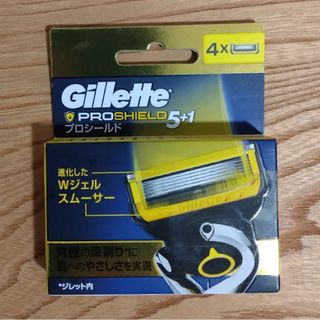 ジレット(Gillette)の【箱なし】ジレット プロシールド 5＋1 替刃4個入 新品未使用    純正品(その他)