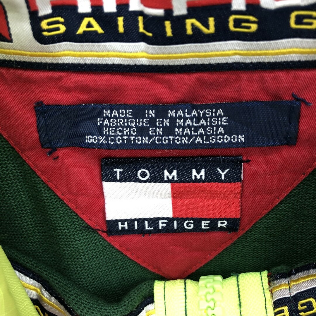 TOMMY HILFIGER(トミーヒルフィガー)の古着 90年代 トミーヒルフィガー TOMMY HILFIGER SAILING GEAR セーリングギア スウェットハーフジップパーカー メンズM ヴィンテージ /eaa414700 メンズのトップス(スウェット)の商品写真