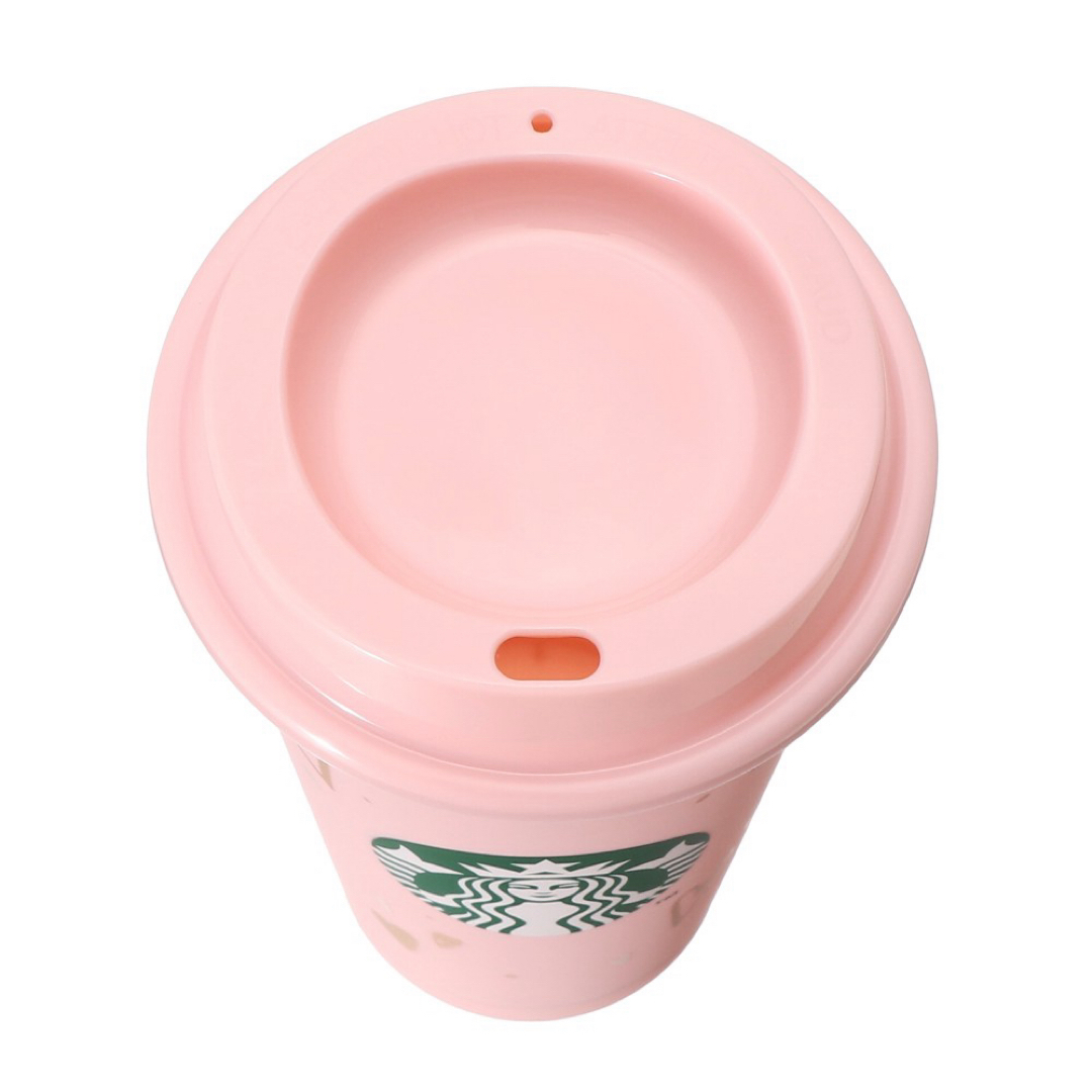 Starbucks Coffee(スターバックスコーヒー)のバレンタイン2024リユーザブルカップ専用ドリンクホールキャップベアリスタ インテリア/住まい/日用品のキッチン/食器(タンブラー)の商品写真