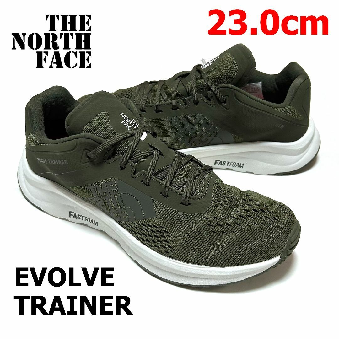 THE NORTH FACE(ザノースフェイス)の＜新品＞23㎝　ノースフェイス　イヴォルブトレイナー　グリーン レディースの靴/シューズ(スニーカー)の商品写真
