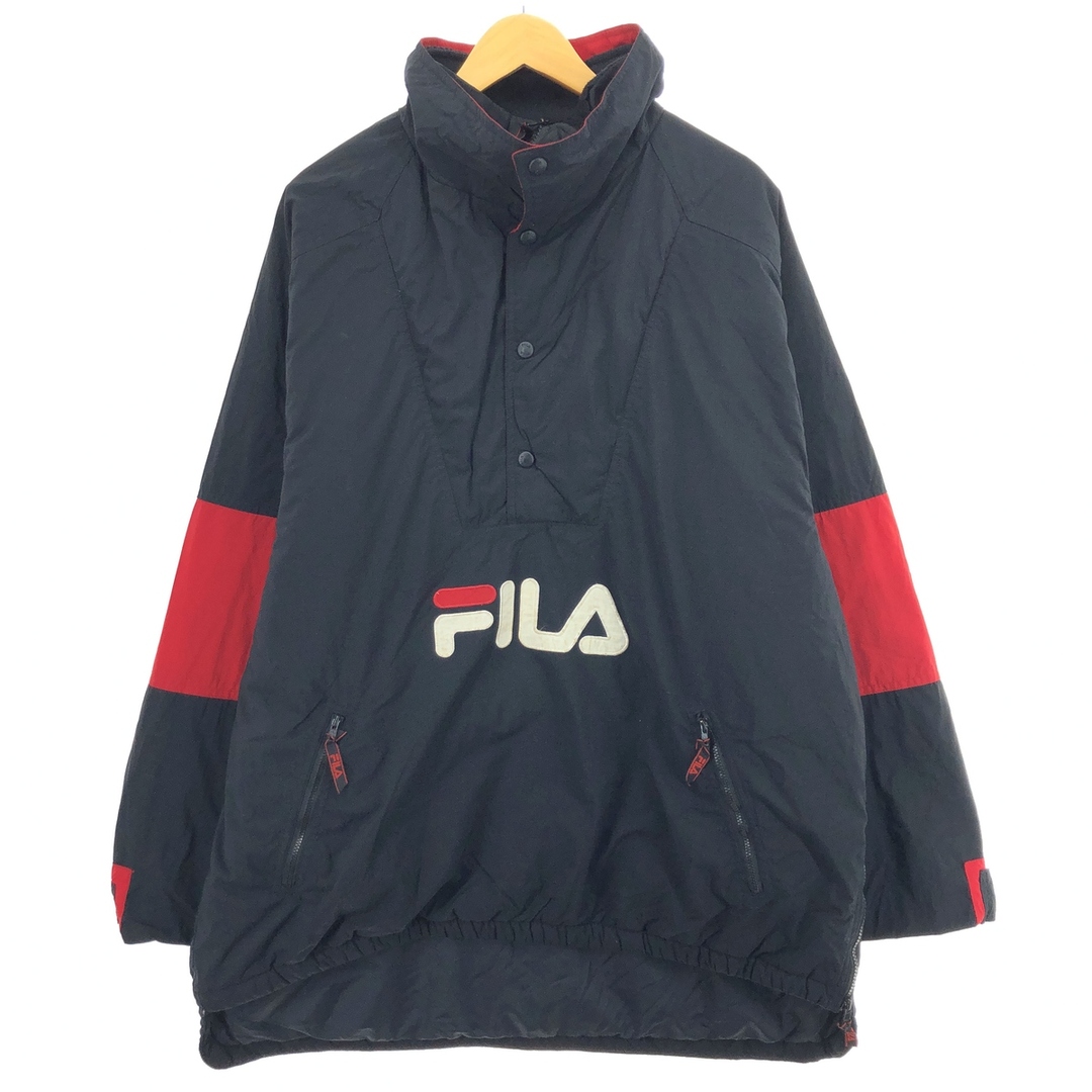 FILA - 古着 90年代 フィラ FILA ハーフジップ 中綿ジャケット FILA - 古着 90年代 フィラ FILA ハーフジップ 中綿ジャケット