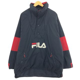 FILA - 古着 90年代 フィラ FILA ハーフジップ 中綿ジャケット FILA - 古着 90年代 フィラ FILA ハーフジップ 中綿ジャケット