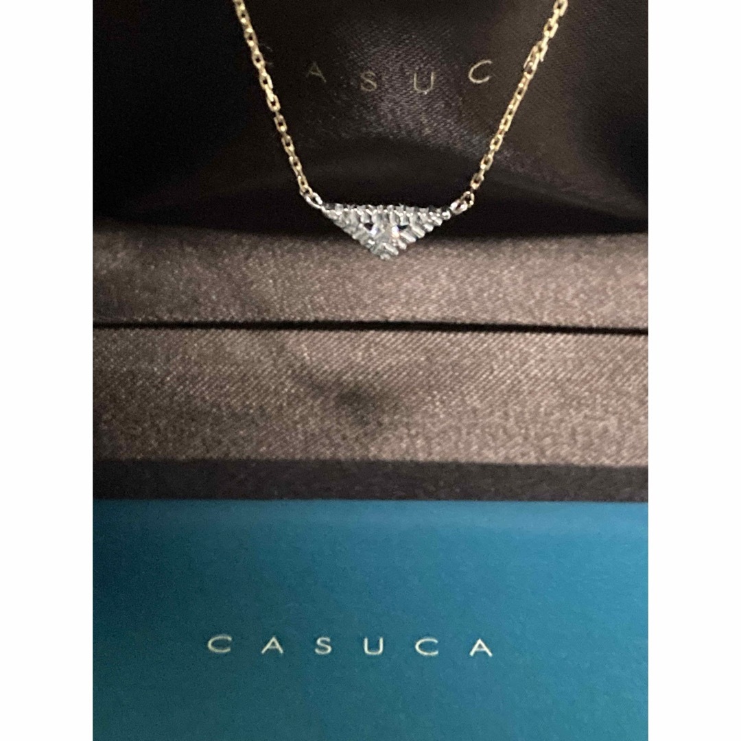 美品　casuca カスカ　tovera 1pストーンネックレス -K18- | フリマアプリ ラクマ