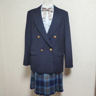 ザスコッチハウス(THE SCOTCH HOUSE)の美品 165A ザスコッチハウス　ダブルジャケット 金ボタン 卒業式スーツ 卒服(ドレス/フォーマル)