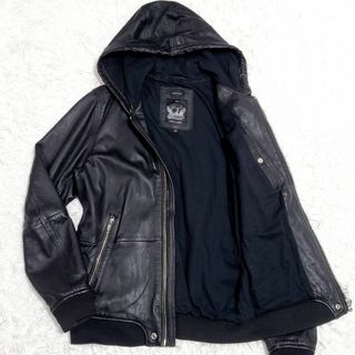 DIESEL - 美品 ディーゼル 2way チェック柄 切替 中綿 ジャケット M 青 ...