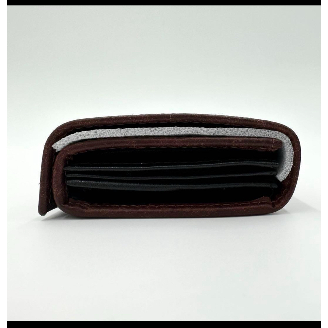 【高級】エムピウ　同型財布　m＋　イタリアンレザー　折り財布　ミニ財布　牛革 メンズのファッション小物(折り財布)の商品写真