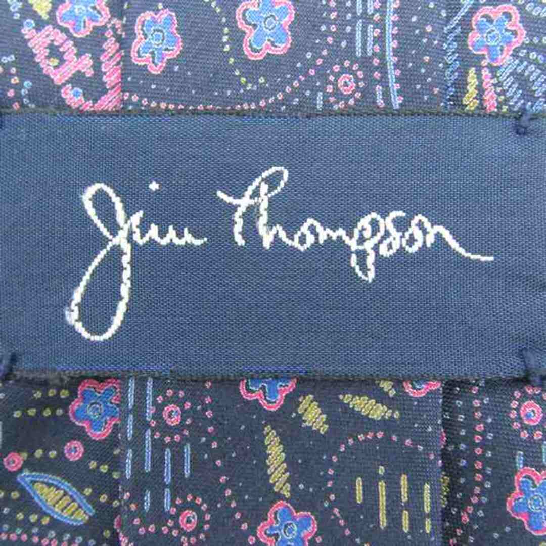 Jim Thompson(ジムトンプソン)のジムトンプソン ブランド ネクタイ シルク 小紋柄 花柄 ドット柄 メンズ ネイビー JIM THOMPSON メンズのファッション小物(ネクタイ)の商品写真