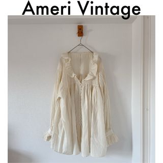 Ameri VINTAGE - Ameri VINTAGE BIB LACE LAYERED BLOUSEの通販 by