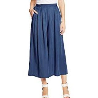 アズールバイマウジー(AZUL by moussy)のAZUL レーヨンデニムワイドパンツ 新品未使用(その他)