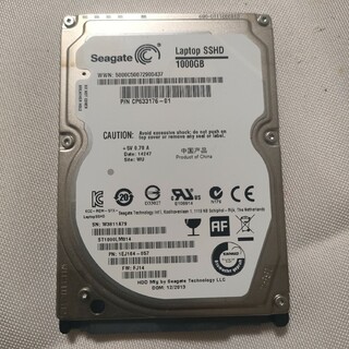 シーゲイト(SEAGATE)の【特価】Seagate製 SSHD ハードディスク 1000GB 1TB(PCパーツ)