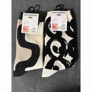 マリメッコ(marimekko)のマリメッコ　ユニクロ　靴下　2足セット(ソックス)