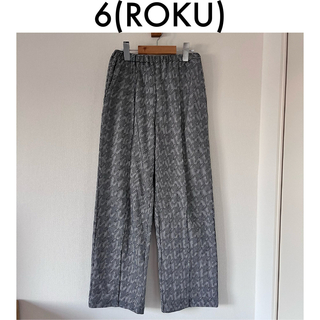 6 (ROKU) - しほ様専用【6(ROKU)】NEW SATIN PANTS／BLACKの通販 by ...