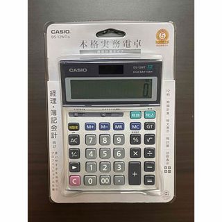 カシオ(CASIO)の【新品・未使用】電卓　CASIOカシオ　DS-12WT(オフィス用品一般)