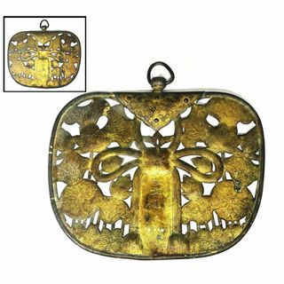 某寺院買取品 江戸時代 華鬘(けまん)金仏壇 仏具 時代物 古 某寺院買取品 江戸時代 華鬘(けまん)金仏壇 仏具 時代物 古