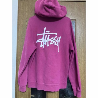 ステューシー　stussy パーカー　メンズ　レディース　M紫　パープル