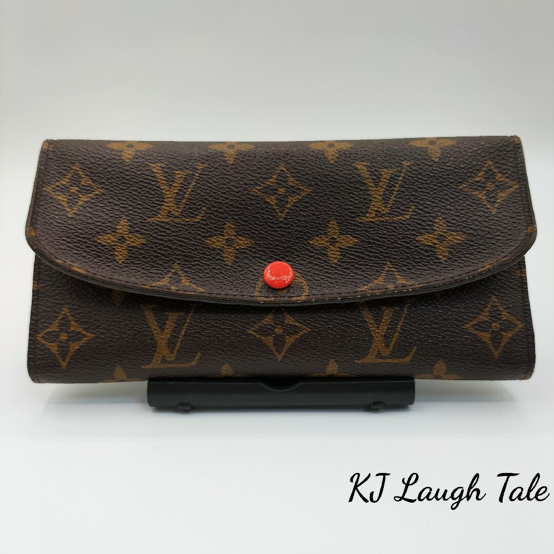 LOUIS VUITTON(ルイヴィトン)の美品☆ヴィトン ポルトフォイユ エミリー ルージュ 長財布  M60136 レディースのファッション小物(財布)の商品写真