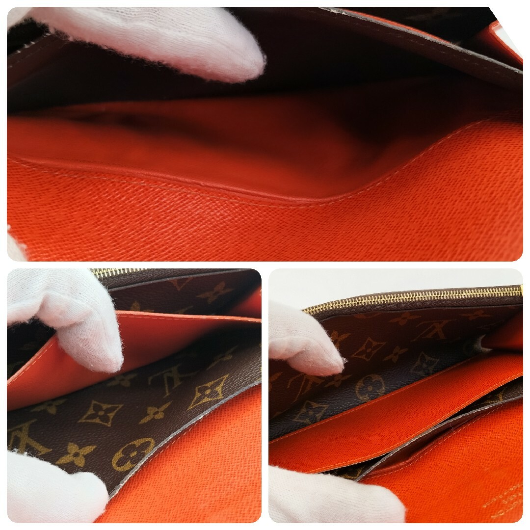 LOUIS VUITTON(ルイヴィトン)の美品☆ヴィトン ポルトフォイユ エミリー ルージュ 長財布  M60136 レディースのファッション小物(財布)の商品写真