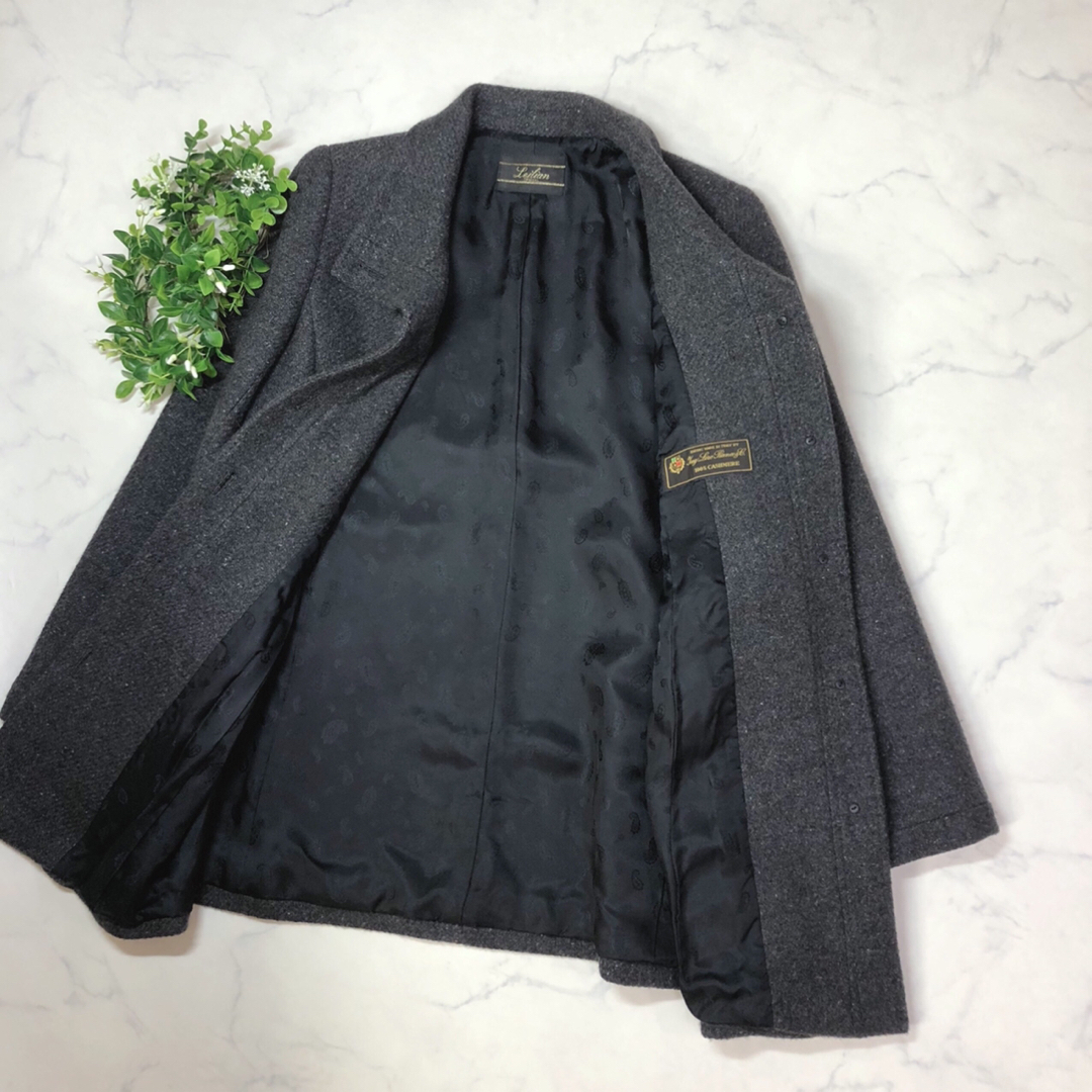 leilian - レリアンのロロピアーナカシミヤ100%高級コート9号 leilian - レリアンのロロピアーナカシミヤ100%高級コート9号