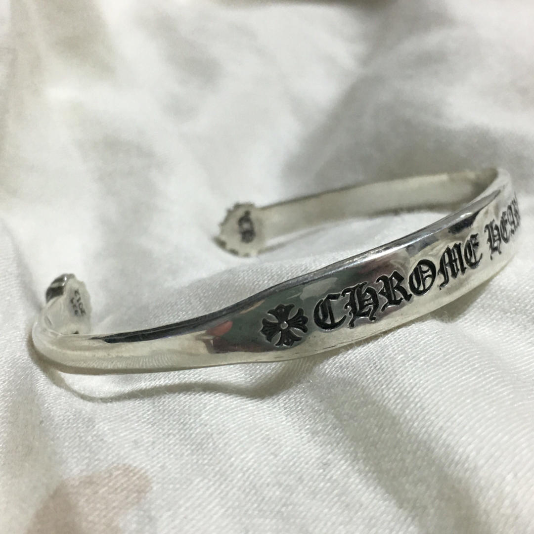 Chrome Hearts(クロムハーツ)のクロムハーツ CH フラットバングル シルバー925 メンズのアクセサリー(バングル/リストバンド)の商品写真