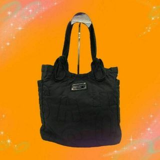 マークバイマークジェイコブス(MARC BY MARC JACOBS)の《美品》　マークバイマークジェイコブス　ナイロン　トートバッグ　ブラック(トートバッグ)