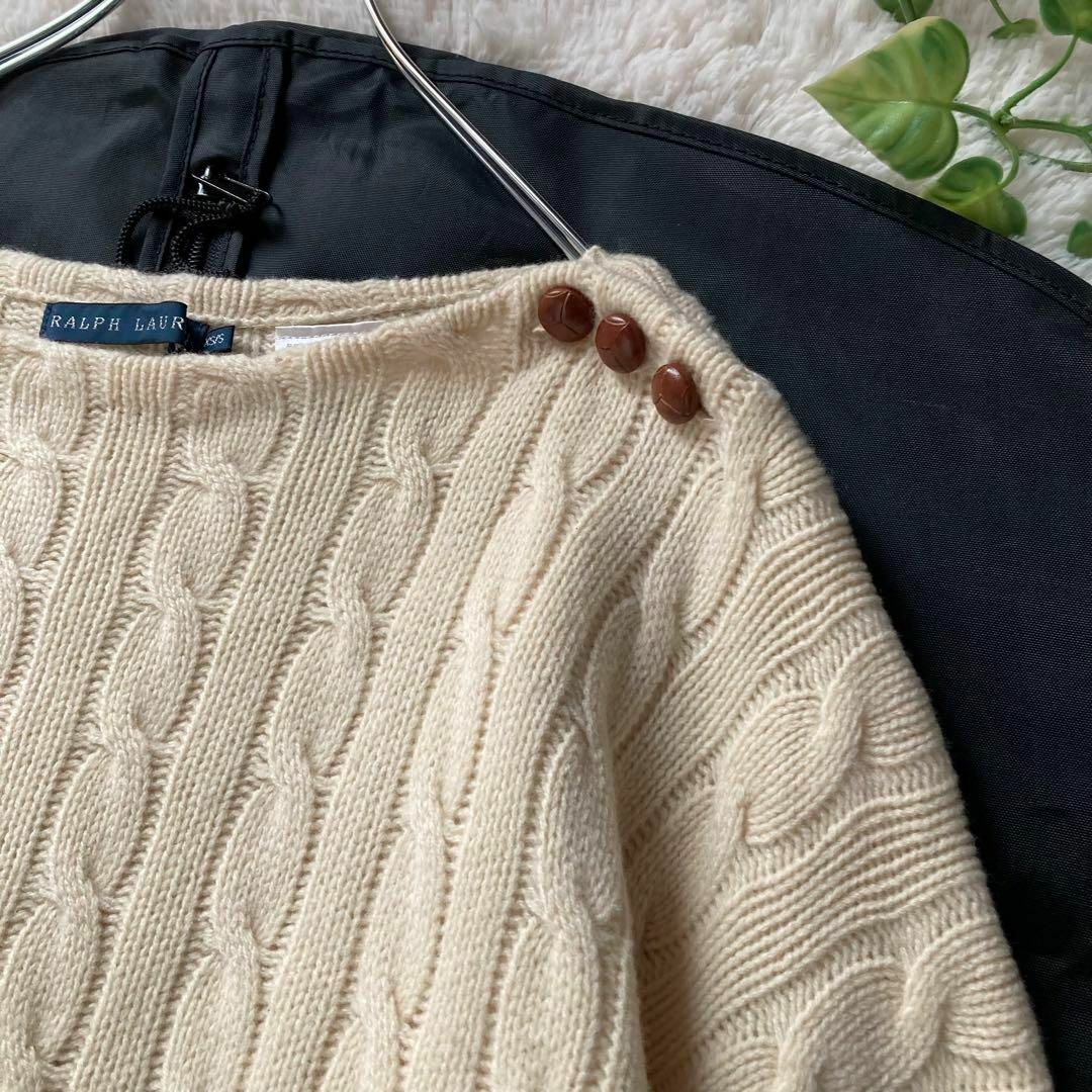 Ralph Lauren - ラルフローレン 羊毛カシミヤ ケーブルニット Ralph Lauren - ラルフローレン 羊毛カシミヤ ケーブルニット