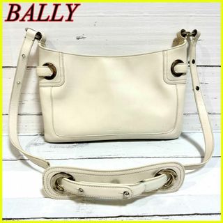 バリー(Bally)のBALLY バリー 2WAY レザー ショルダーバッグ アイボリー  肩掛け(ショルダーバッグ)