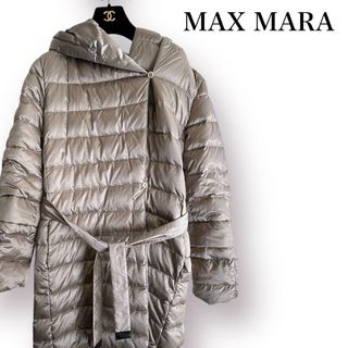 【'S MaxMara】Cube＊リバーシブルダウンジャケット　フーディー　38