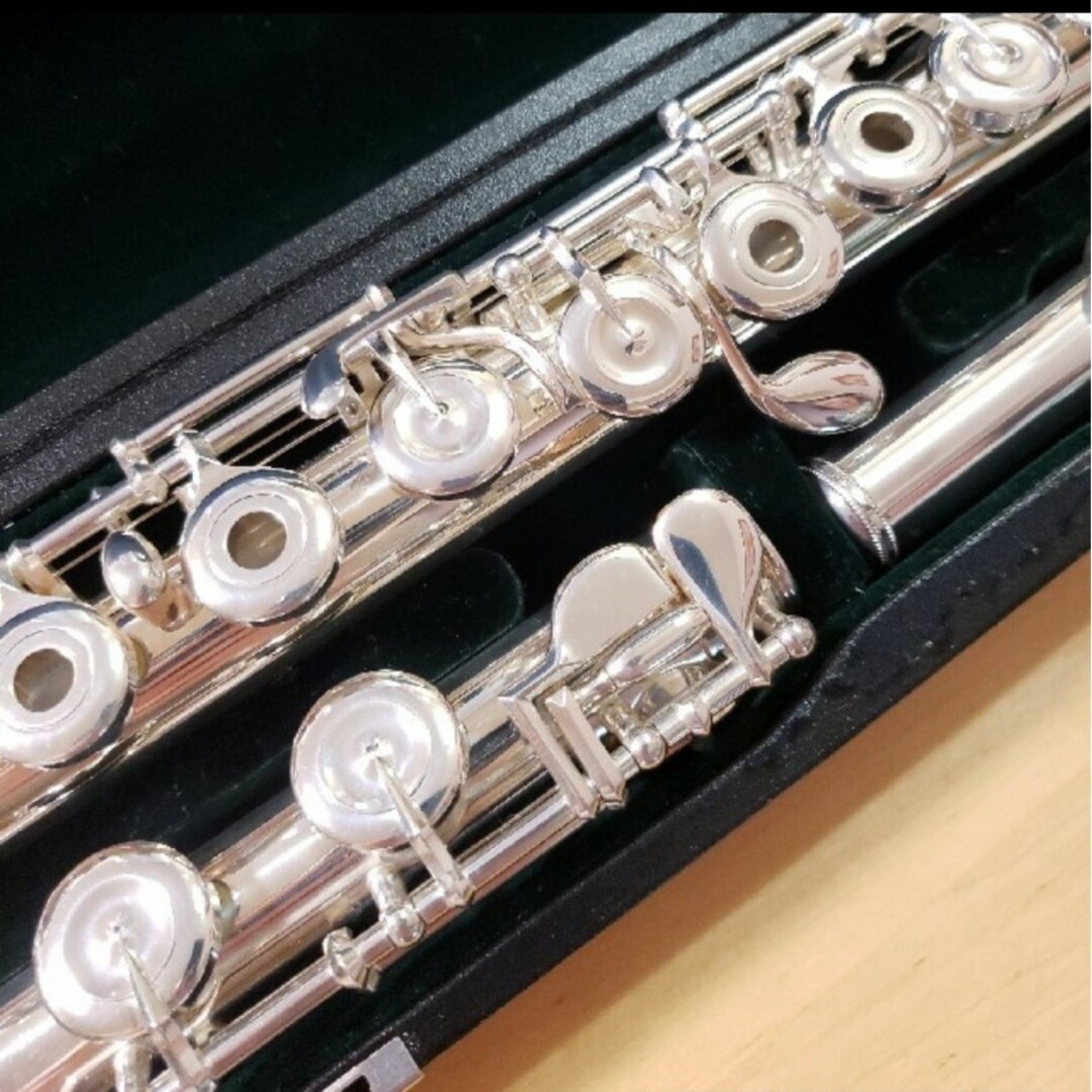 pearl(パール)の2種ケース付き パールフルート リングキー Eメカタイプ 楽器の管楽器(フルート)の商品写真