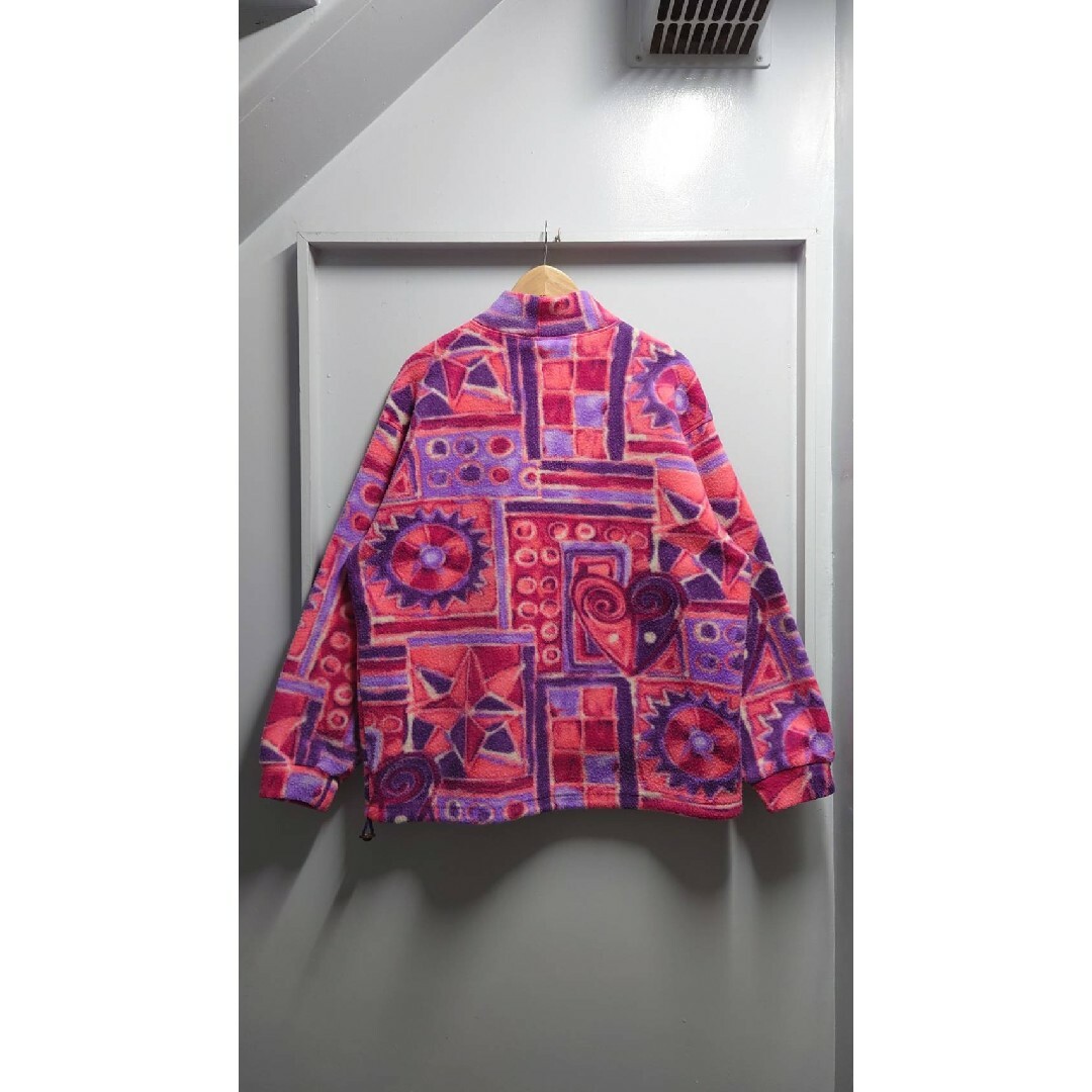 NORDICA(ノルディカ)の80-90’s NORDICA SPORTSWEAR 総柄 フリース ジャケット メンズのジャケット/アウター(その他)の商品写真