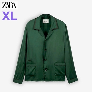 ザラ(ZARA)の【新品未使用品‼️】ZARA　セットシャツ　"XL/グリーン"(シャツ)
