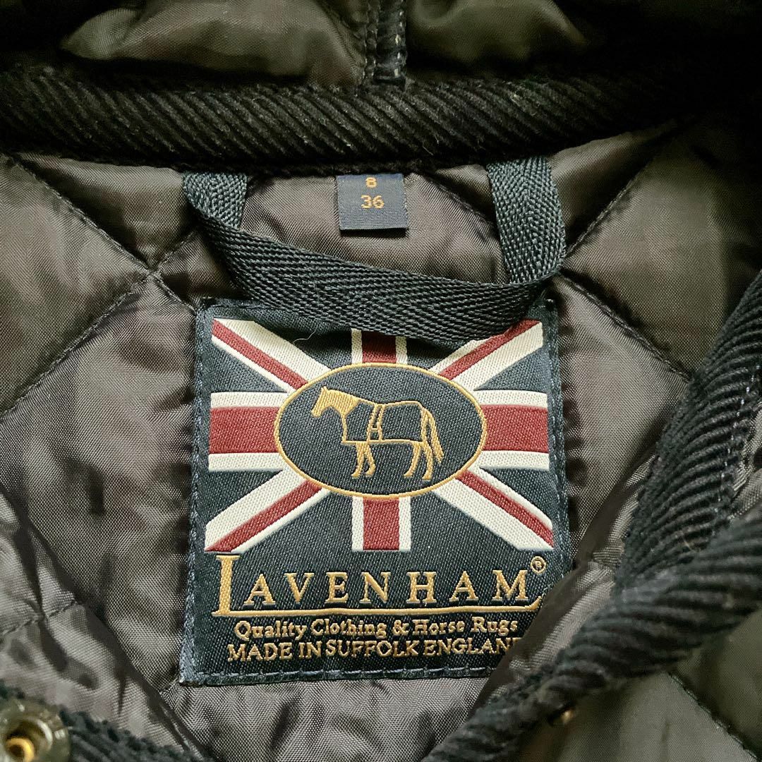 LAVENHAM(ラベンハム)の【極美品】ラベンハム   ウェスターフィールド　キルティングフードベスト レディースのジャケット/アウター(ダウンベスト)の商品写真