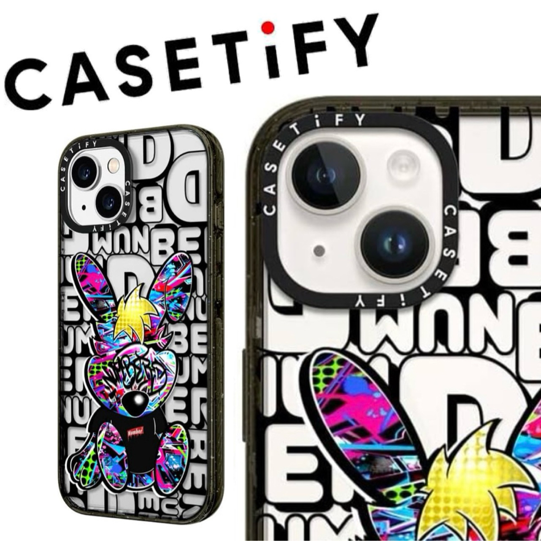 新品 CASETiFY iPhone14 おしゃれ かわいい クリア ケース スマホ/家電/カメラのスマホアクセサリー(iPhoneケース)の商品写真