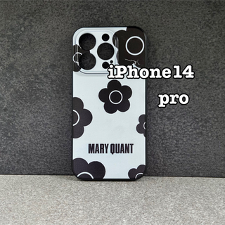 マリークワント(MARY QUANT)のiPhone14proマリークワント  デイジー柄  モバイルケース  マリクワ(iPhoneケース)
