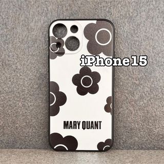 マリークワント(MARY QUANT)のiPhone15 マリークワント  デイジー柄  モバイルケース  マリクワ(iPhoneケース)